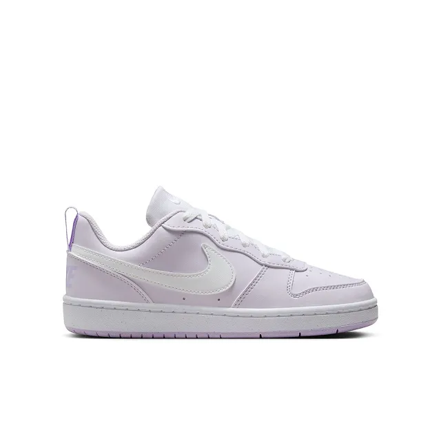 【NIKE 耐吉】休閒鞋 女鞋 大童 運動鞋 COURT BOROUGH LOW RECRAFT GS 紫 DV5456-500