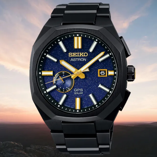 【SEIKO 精工】限量 Astron系列 清晨天空 鈦 衛星電波腕錶 雙11 特惠(SSJ021J1/3X62-0AD0SD)