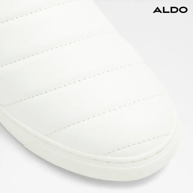 【ALDO】JULIANNE-經典壓紋縫線舒適休閒鞋-女鞋(白色)