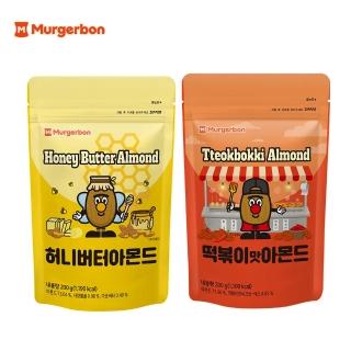 【MURGERBON】杏仁果200g(蜂蜜奶油/辣炒年糕)