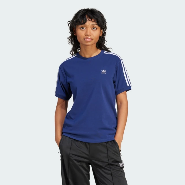 adidas 愛迪達 3 S V-neck Tee 女款 黑