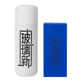 【OLIMA】除油膜玻璃新 玻璃鍍膜 2入組 180g/瓶(含玻璃磚 玻璃油膜 汽車鍍膜)