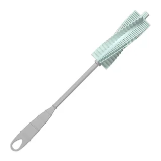 【PS Mall】矽膠奶瓶刷360度旋轉嬰兒奶嘴刷便攜清洗奶瓶刷子兒童杯刷水杯刷(J3040)