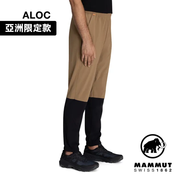 【Mammut 長毛象官方直營】Comfort Pants AF 日系彈性防潑水休閒長褲 深沙褐/黑 男款 #1021-01280