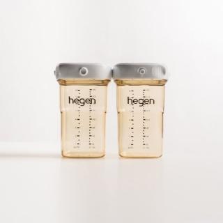 【hegen】金色奇蹟PPSU多功能萬用瓶 240ml 雙瓶組(奶瓶 母嬰用品 新生禮 儲存罐 收納)