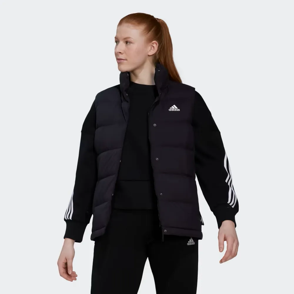 【adidas 愛迪達】W HELIONIC VEST 運動服 羽絨外套 女外套(HG6280)