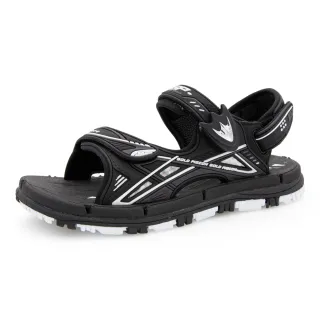 【G.P】兒童休閒磁扣兩用涼拖鞋G9523B-黑色(SIZE:31-35 共三色)