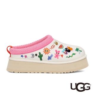 【UGG】女鞋/穆勒鞋/懶人鞋/休閒鞋/Tazz Pop Sketch(白色-UG1155751WHT)