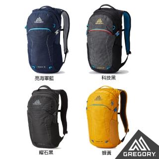 【Gregory】18L NANO 多功能 背包 筆電包 後背包 水袋包 單日包(亮海軍藍 科技黑 曜石黑 蜂黃)