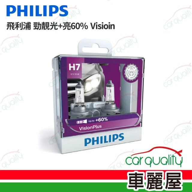 【Philips 飛利浦】頭燈 勁靚光 +60% H11(車麗屋)