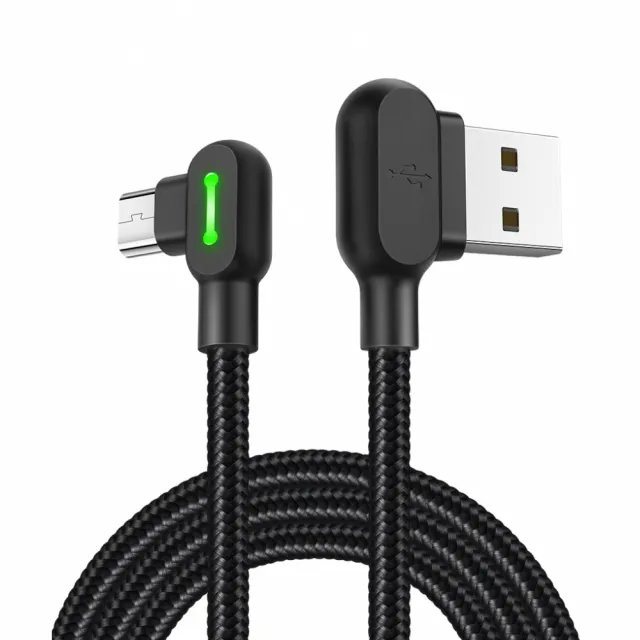 【Mcdodo麥多多】USB to Type-C/Lightning/MicroUSB 雙彎頭90度 300cm充電傳輸線