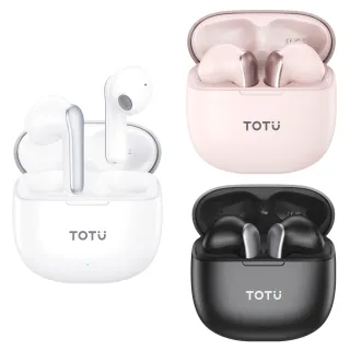 【TOTU 拓途】TWS真無線藍牙運動耳機 V5.3 霧面磨砂撞色(通話/觸控/降噪)