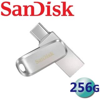 【SanDisk 晟碟】256GB Ultra Luxe USB Type-C USB3.2 Gen1 隨身碟(平輸)