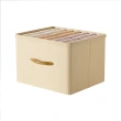 【Nil】PURE無格衣物收納箱 抽屜式折疊衣褲整理盒 家用衣櫃分層儲物箱(收納盒 儲物盒 整理箱 618大促)