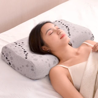 【LooCa】石墨烯能量正側睡HT乳膠枕頭(2入★限量出清)