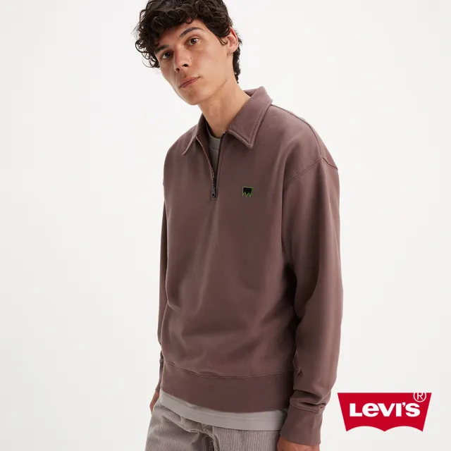 【LEVIS 官方旗艦】Skateboarding™滑板系列 男款 開襟拉鍊罩衫 熱賣單品 A1012-0008