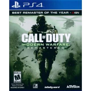 【SONY 索尼】PS4 決勝時刻：現代戰爭 重製版 Call of Duty Modern Warfare Remaster(英文美版)