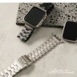 【ALL TIME 完全計時】Apple watch Series 9/8/7/6/5/4/3/2/1/SE/Ultra沛納海半圓切鈦錶帶(輕巧鈦)