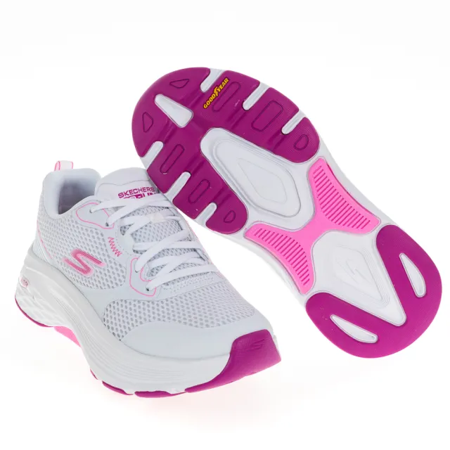 【SKECHERS】女鞋 慢跑系列 GO RUN MAX CUSHIONING ARCH FIT 寬楦款(128928WWPK)