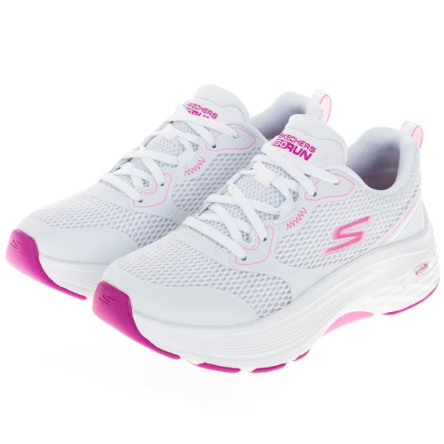 【SKECHERS】女鞋 慢跑系列 GO RUN MAX CUSHIONING ARCH FIT 寬楦款(128928WWPK)