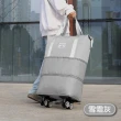 時尚手提拉桿包(可拆卸輪子/摺疊旅行包/帶輪行李袋/旅行袋/出遊袋/乾溼分離包/出差/行李包)