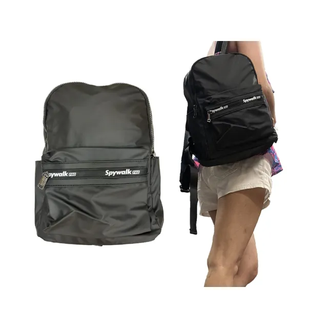【SNOW.bagshop】雙11 後背包中容量大齒耐用拉鍊(主袋+外袋共三層科技防水包 尼龍布全齡適)