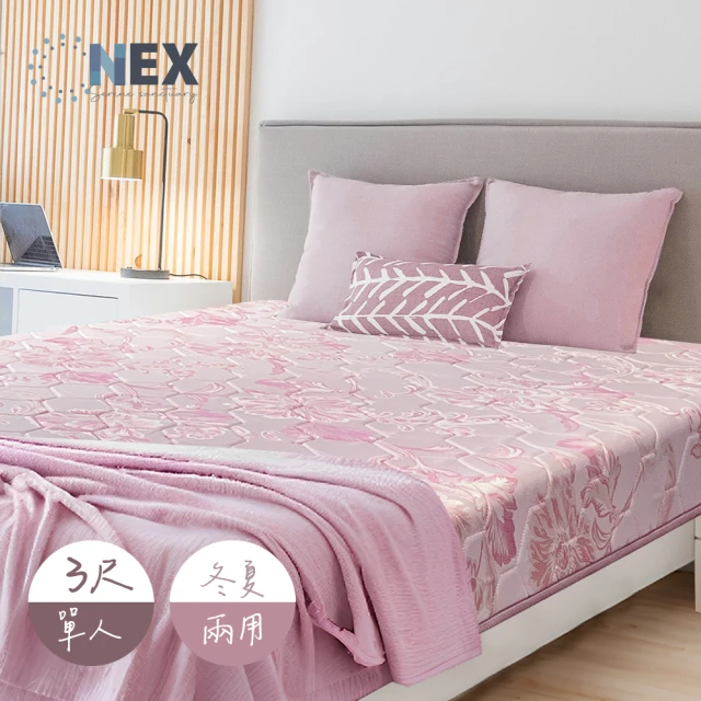 NEX 彈簧床墊 單人3尺 連結式彈簧 硬式床墊(冬夏兩用/台灣製造)