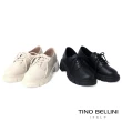 【TINO BELLINI 貝里尼】巴西進口厚底德比鞋FYCV003(黑色)