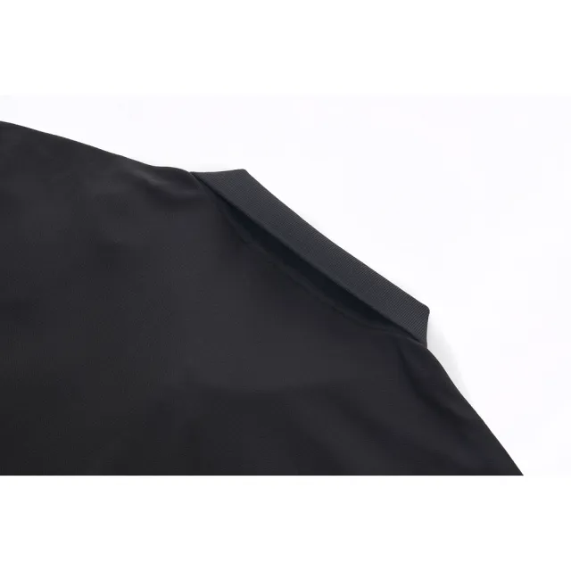 【FILA官方直營】男吸濕排汗短袖POLO衫-黑色(1POY-1735-BK)