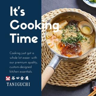 【TANIGUCHI】谷口金屬錘目紋不鏽鋼雪平鍋(18cm日本製造)