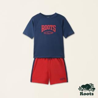 【Roots】Roots 大童- BOARD SHORT WITH UV TEE 泳衣套裝(軍藍色)