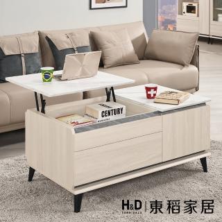 【H&D 東稻家居】仿石面大茶几3.3尺(TCM-09153)