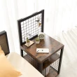 【IDEA】工業風鐵木3層收納邊桌/層架(床邊桌 沙發邊桌 茶几)