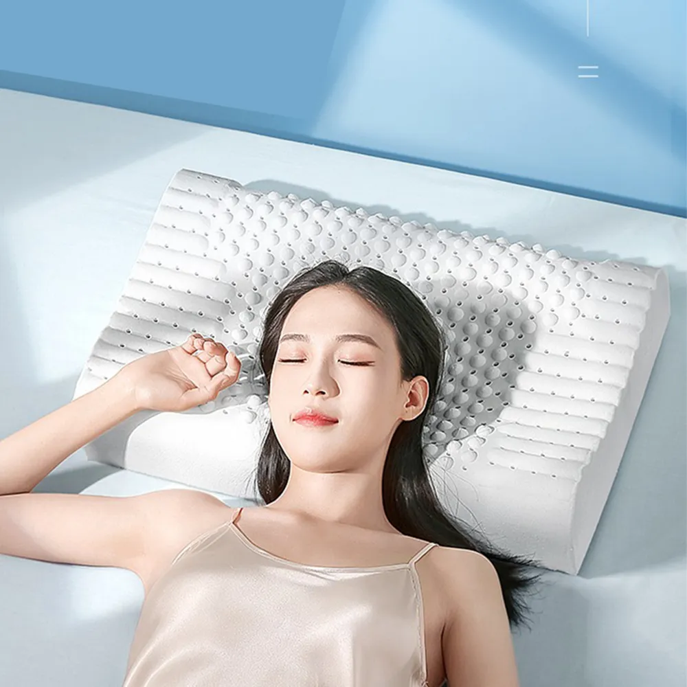 【Light Live】買一送一 升級加厚12CM泰國乳膠枕(乳膠枕 護頸枕 天然乳膠枕 枕頭 記憶枕)