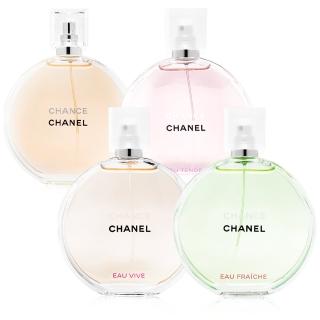 【CHANEL香奈兒】CHANCE 淡香水100ml 粉紅甜蜜/橙光輕舞/綠色氣息/黃色邂逅.四款任選(平行輸入)