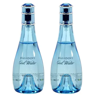【Davidoff 大衛杜夫】冷泉女性淡香水100ml 2入組(平行輸入)