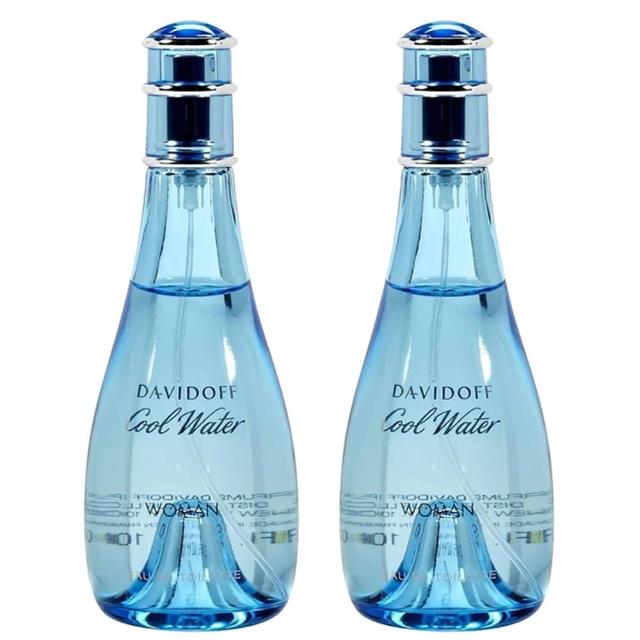 【Davidoff 大衛杜夫】冷泉女性淡香水100ml 2入組(平行輸入)