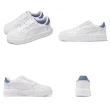 【PUMA】休閒鞋 Cali Court Lth Wns 女鞋 白 禪藍色 低筒 小白鞋(393802-11)