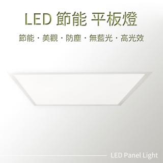 【臺灣狀格品牌】2入 護眼LED平板燈 45W 4500lm 直下式 保固一年 輕鋼架 辦公室 全電壓 取代傳統輕鋼架