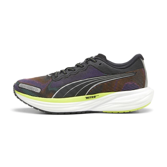 PUMAPUMA Deviate Nitro 2 PRush 男鞋 黑綠色 緩震 透氣 長跑鞋 運動鞋 慢跑鞋 38007601