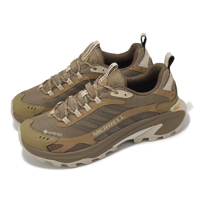 MERRELL 戶外鞋 Moab Speed 2 GTX 男鞋 土狼色 防水 抗撕裂 黃金大底 郊山 登山鞋(ML037517)