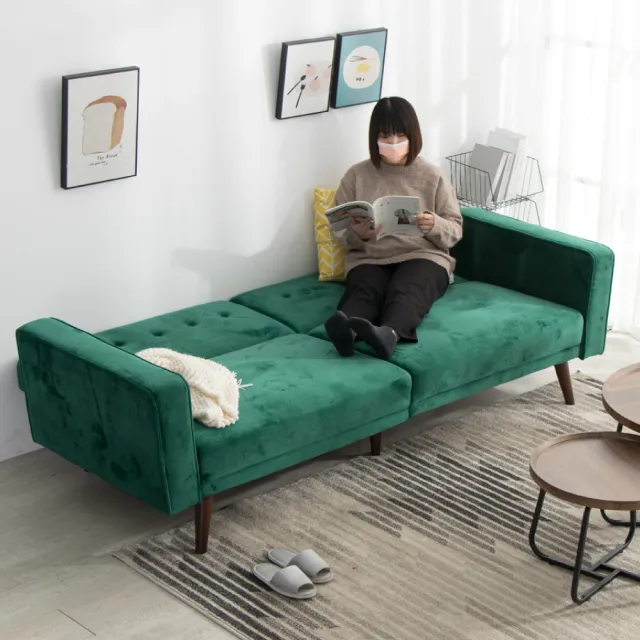 【IDEA】北歐克里簡約三段式沙發床(3色任選)