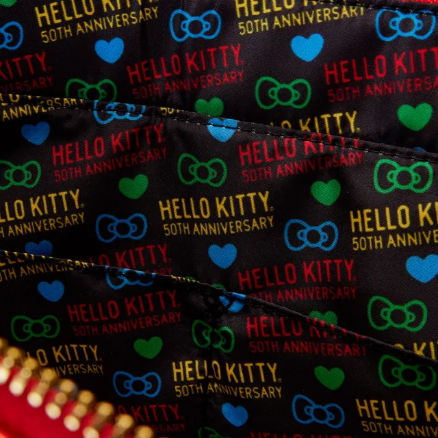 【Loungefly】Hello Kitty50周年時尚托特包(凱蒂貓托特包)