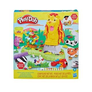 【Hasbro 孩之寶】培樂多黏土-獅子與叢林好朋友主題遊戲組(HF7221)