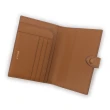 【BALLY】Pennant Monogram 塗層帆布二折萬用護照夾(棕色)