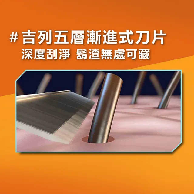 【Gillette 吉列】鋒隱手動刮鬍刀組(刀架x1+刀頭x10)