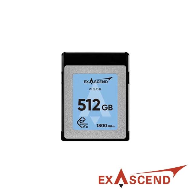 【Exascend】VIGOR CFexpress Type B 高速低功耗記憶卡 512GB(公司貨)