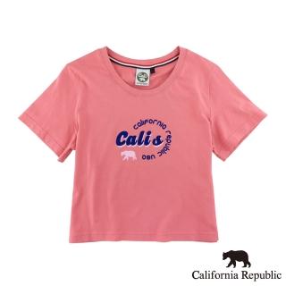 【California Republic】美國加州小熊圓領短版純棉TEE(女版)