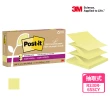 【3M】Post-it☆ 利貼☆ 狠黏™ 環保抽取式便條紙 76公釐 x 76公釐  70張/本 6本/盒(3色任選)