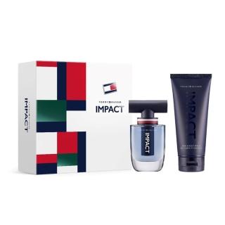 【Tommy Hilfiger】IMPACT Holiday 衝擊效應淡香水禮盒(淡香水50ml+頭髮身體沐浴100ml 專櫃公司貨)